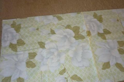 CURTAIN - Cotton Material with White Cloth Backing - 2 M wide