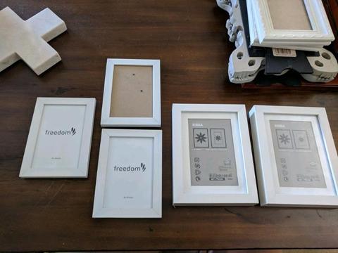 Collection of White Freedom & Ikea Photo Frames