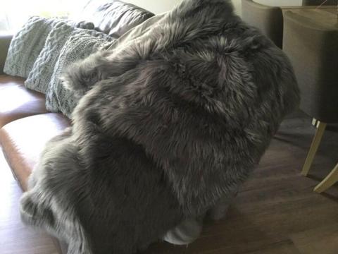 Queen fur blanket