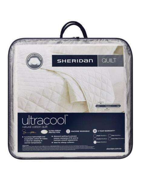 Sheridan Ultracool Natural Cotton Quilt - King (BRAND NEW)