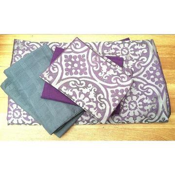 NEW Purple Cotton Microfibre Doona Cover & Pillow Cases Queen Bed Set
