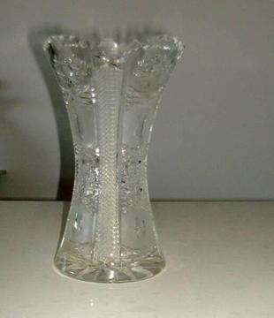 Crystal flower vase