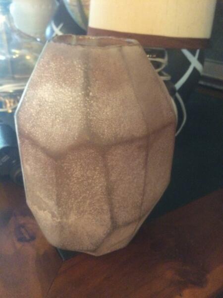 pink ceramic vase