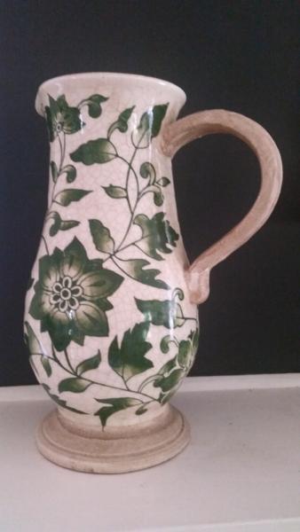 French Provincial Styled Pottery Vase Jug