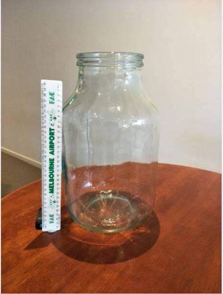 Decorative glass jar - extra large
