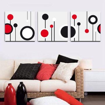 NEW 3PCs 40cm×40cm×9mm Modern Wall Art Abstract Pictures