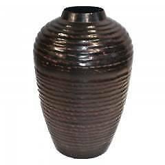 Decorative Vase - Moroccan Painted Metal Twine Pattern Vase 28cm