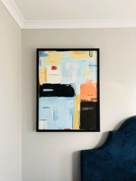 Original abstract painting by artist Liz Conley