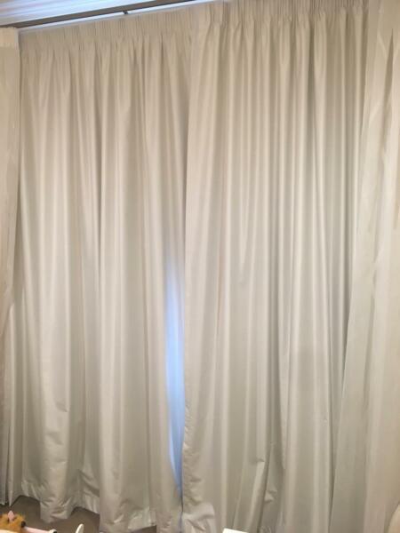 New Pencil Pleat Blockout Curtain Lining