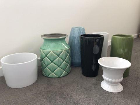 Assorted ceramic vase - ex florist stocks
