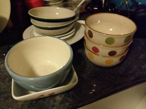 Assorted bowls for sale