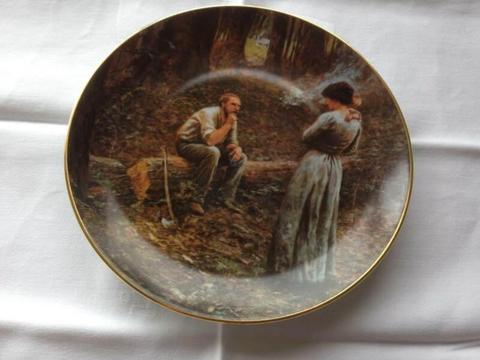 VINTAGE COLLECTABLE PLATE THE PIONEER BY FREDERICK MCCUBBIN