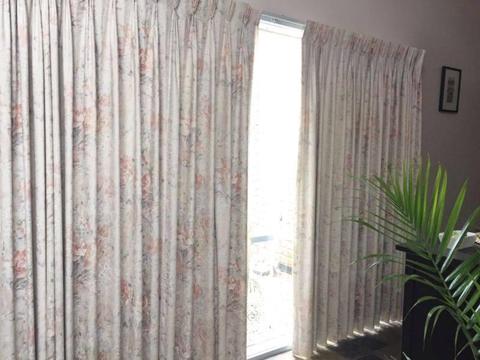French pinch pleat Blockout Curtains- *Excellent condition