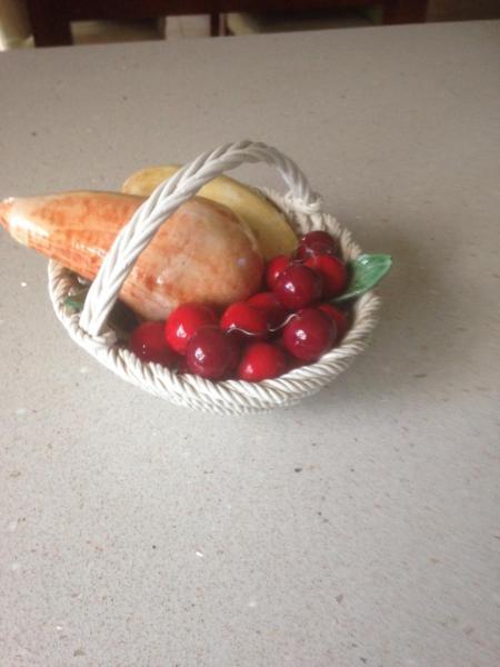 Vintage fruit bowl
