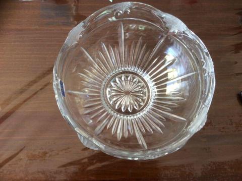 Cut glass bowl