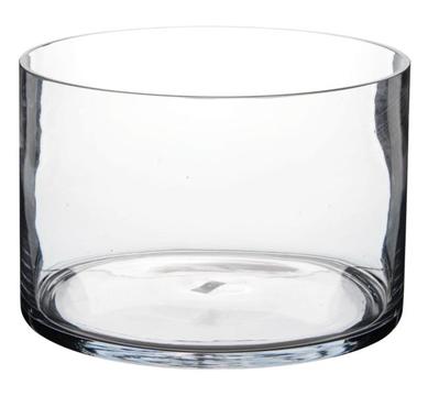 Glass Vase Flat Dish Style - Ex Events Business