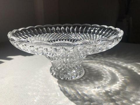 Pedestal Crystal Dish