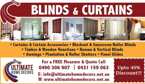 Blinds& curtains