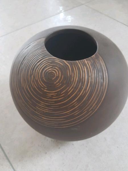 Ceramic Brown Vase