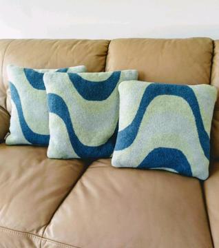 Retro inspired Cushions Wool Felt