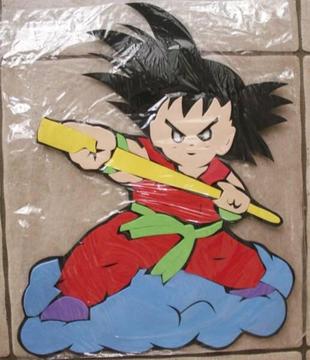 Dragon Ball Z Character - Son Goku - Large Foam Wall Sticker NEW