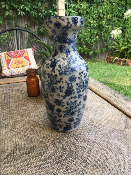 Big early settler style vase