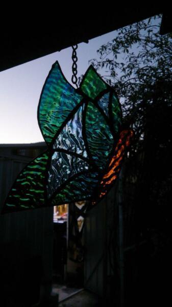 Suncatcher glass butterfly