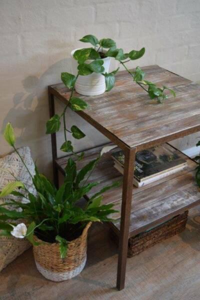 SIDE TABLE - PERFECT DÉCOR ITEM - BEACH/INDUSTRIAL/RUSTIC STYLE