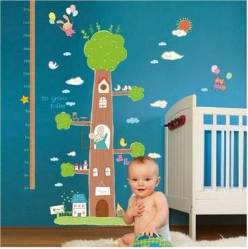 Animals in a Tree Wall Decal/Wall Sticker/Height Chart