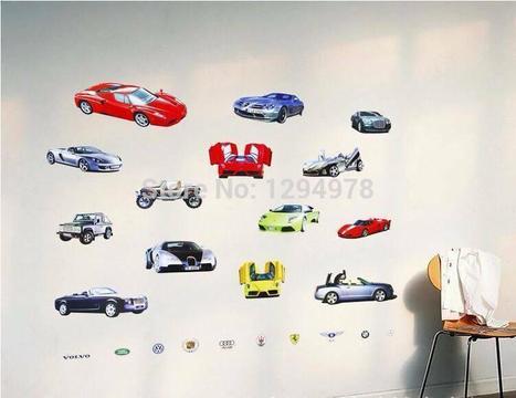 Racing Cars Luxury Fast Cars Wall Decal/Wall Stickers/Wallpaper