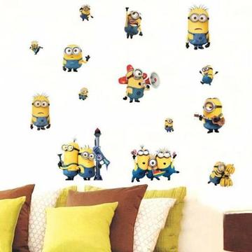 Despicable Me Minions Family Wall Decal/Wall Stickers/Wallpaper
