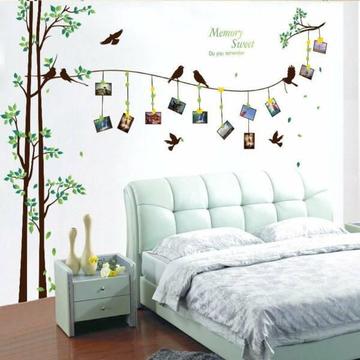 LARGE Customizable Family Tree Photo Wall Decal/Wall Stickers