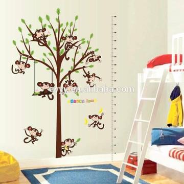Monkeys on a Tree Wall Decal/Wall Stickers/Height Chart