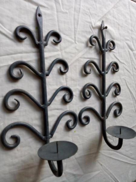 Wrought Iron Candle/Tea Light Holders