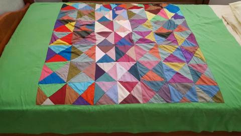 Colourful 'Patchwork' Blanket