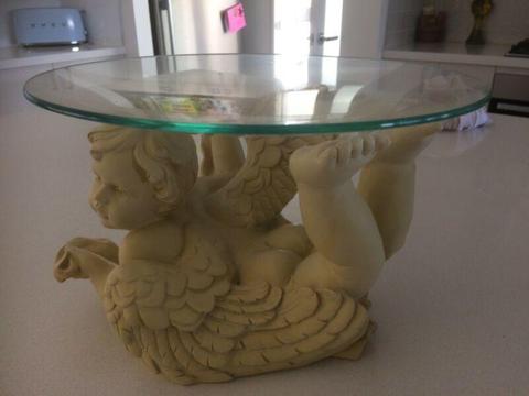 Angel with glass top