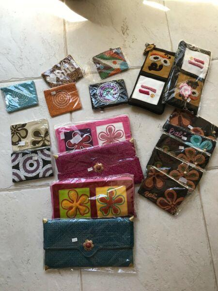 Assorted Bali purses