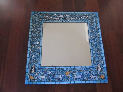 Unique Hand Made Seaside Themed Mirror