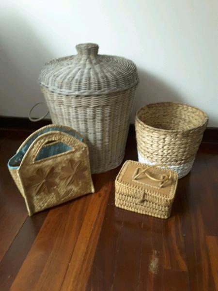 Cane baskets & bags prices in main post - Gosnells pick up
