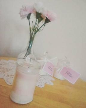 Double scented multilayered soy wax candles