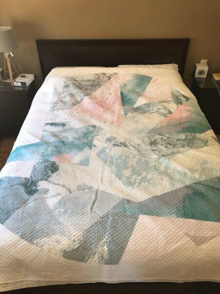 Home Republic/Adairs Bed Cover and Pillowcases