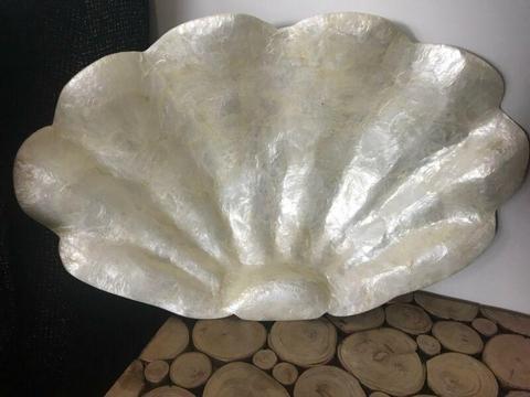 Handmade mother of pearl-decorative centrepiece / plate