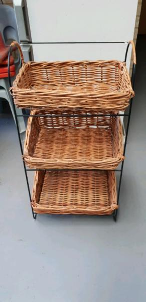 Basket storage - 3 tier