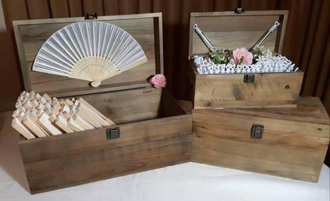Decorative wooden box set for hire