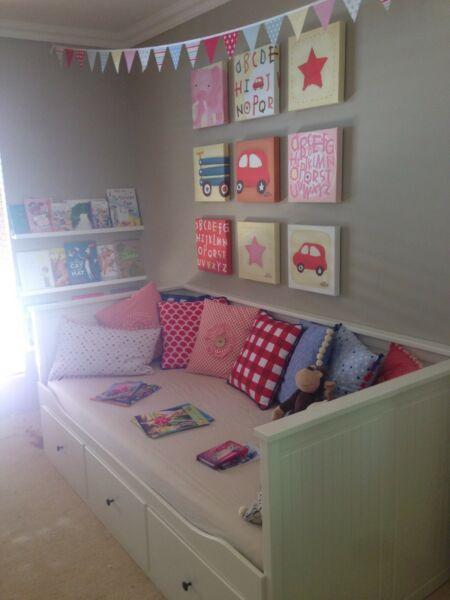 Hand painted canvas nursery pictures