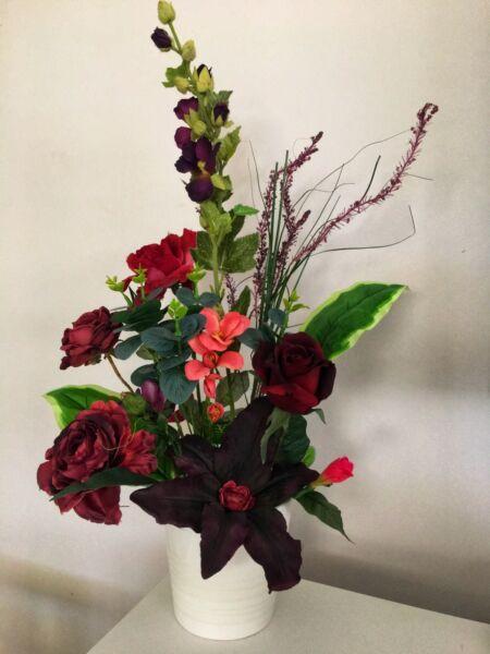 Brand new artificial flower arrangement for sale