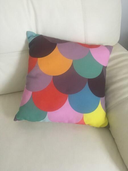Cushion, Multi Coloured
