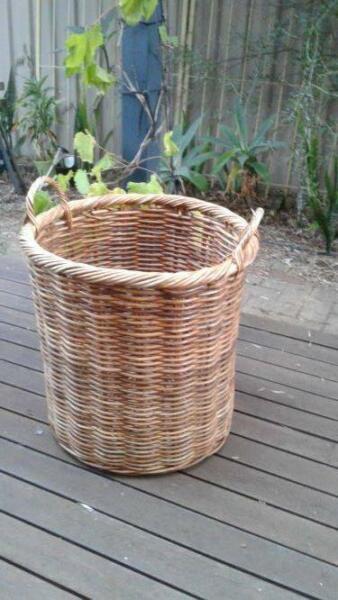 Bargain ex display tall cane basket