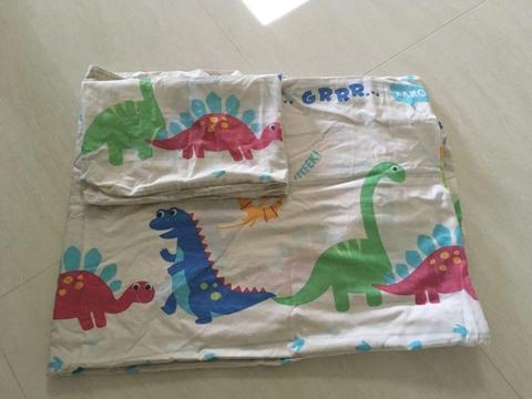 Dinosaurs single bedsheets