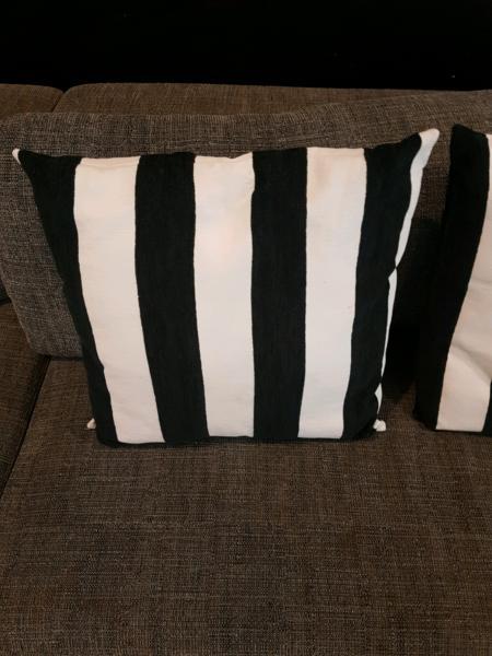 Stripe cushions